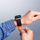 Rrip ore Apple Watch Dux Ducis Magnetic Strap Chain, 38 41mm, mbyllje magnetike, zi portokalli
