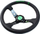 Timon sportiv MTuning Steering Wheel Pro 350mm, offset 80mm, lëkurë Takata, i zi