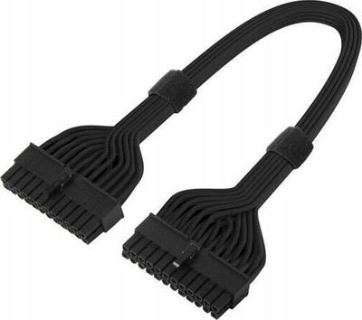 Kabllo ATX SilverStone 24 Pin, 350mm, i zi