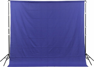 Sfond tekstili GlareOne Blue Fabric, 3x3m, Chroma Blue