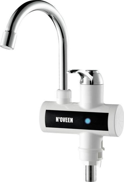 Rubinet me bojler elektrik Noveen IWH160, 3.3 kW, montim mbi banak, i bardhë