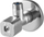 Valvul këndore Duro D ZK SOLID1238, 3/8", metal, krom