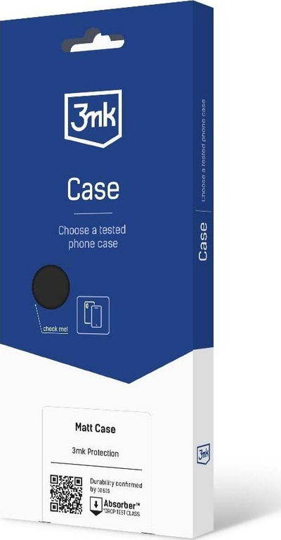 Заштитна маска за телефон 3MK Matt Case Motorola Edge 50 Pro, задна страна, проѕирна