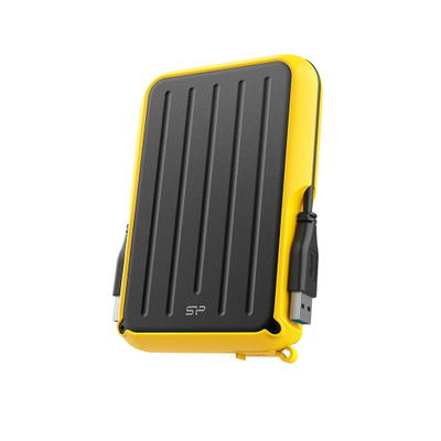 Hard disk i jashtëm Silicon Power Armor A66, 2TB, USB 3.2, i zi e verdhë