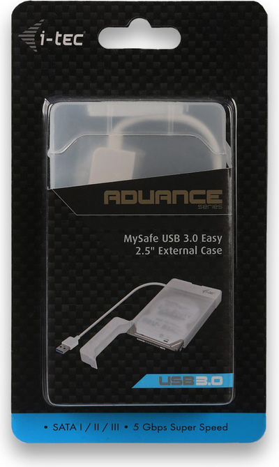 Mbështjellëse për disqe I-TEC MYSAFE Pocket (MYSAFEU314),e bardhë