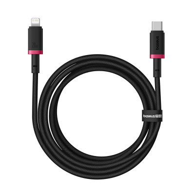 Kabllo USB Type C Baseus Dura, 20W, 2m, e kuqe me të zeza