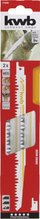 Tehe sharre reciproke KWB 576400, 240mm, set 2 copë, të bardha