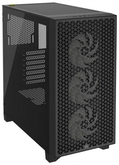 Kasë Corsair 3000D RGB Tempered Glass, e zezë