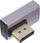 Adapter DisplayPort InLine 1.4, prizë në fishë, 8K UHD, i zi