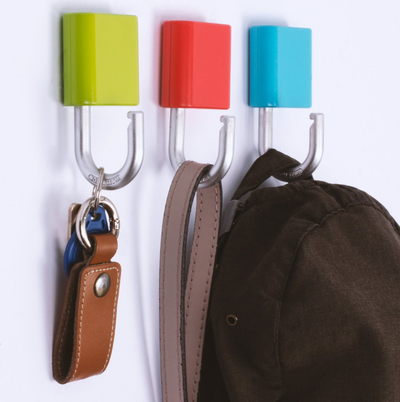 Varëse muri ThumbsUp Wall Hooks, me ngjitës, set 3 copë, me ngjyra të ndryshme