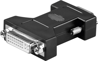 Adapter video MicroConnect MONBG, DVI I në VGA, i zi