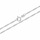 Zinxhirë për femra Brilio Silver CN009W