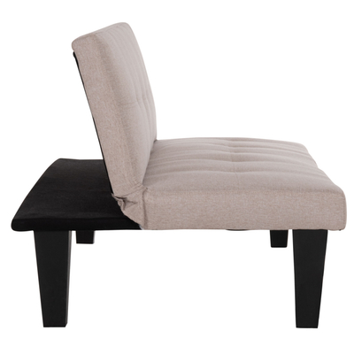 Krevat divan KORO HM3304.04, 3 vendësh, 165x75x64 cm, bezhë