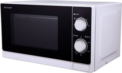 Furrë me mikrovalë Sharp R-200WE, 20L, 800W, e bardhë