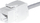 Modul Keystone NetRack RJ45 Cat 6A UTP, pa vegla, i bardhë