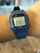 Orë digjitale Casio W800H 2A, mban ujë 100m, bateri 10 vjet, blu