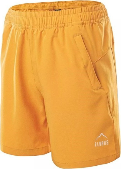 Shorts për çuna Elbrus Paru Tb Jr, material poliamid, me xhepa me zinxhir, e verdhë