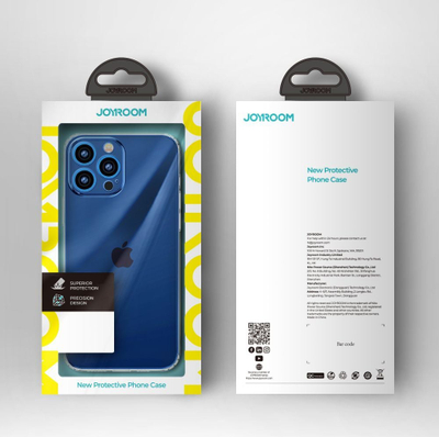 Mbështjellës telefoni Joyroom New T Case, për iPhone 13 Pro, gël transparent