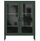 Kabinet ekspozues Jan Nowak Lomoda Gina, metal me xham, modern, jeshile bottle green