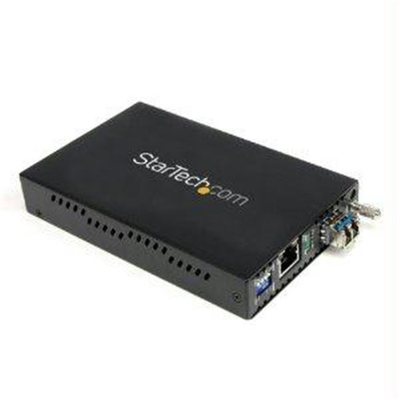 Media konvertues fibër StarTech.com ET1000S40LC2, Gigabit, LC 40 km, i zi