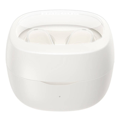 Слушалки Baseus Bowie WM02, TWS без жици, Bluetooth 5.3, бели