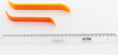 Set leva tapicerie pa firmë, 4 copë, plastikë, portokalli