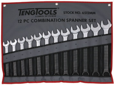 Set çelësash Teng Tools, 13/16-5/4", 7 copë, krom