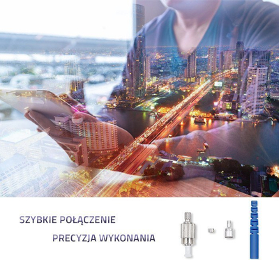 Set konektorësh fibër optike Qoltec FC PC Singlemode, 2.0mm, 200 copë, metalik