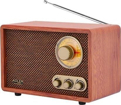 Radio retro Adler AD 1171, Bluetooth, kontroll toni, kafe