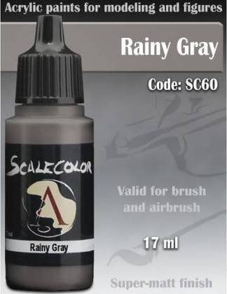 Bojë akrilike Scale75 Scalecolor Rainy Gray, 17mL, gri e ftohtë