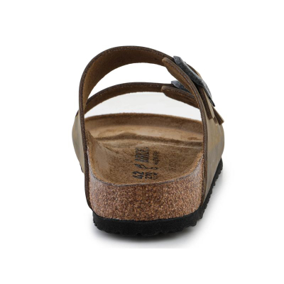Машки сандали Birkenstock Arizona, обоена кожа, Faded Khaki Green