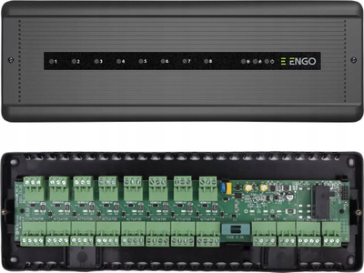Termostat wireless programues Engo E901RF, për ngrohje dhe ftohje, i bardhë