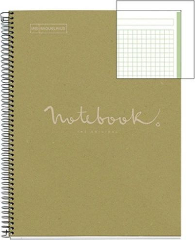 Fletore MIQELRIUS NB-1, A4, 80 fletë, e gjelbër