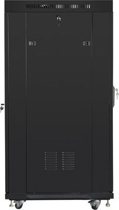 Kabinet rrjeti Lanberg Standing Cabinet 19" FF01-6827-12BL, 27U, 800kg, i zi