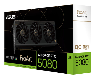 Графичка картичка Asus GeForce RTX 5080 ProArt OC, 16GB GDDR7, PCI Express, црна