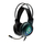 Kufje gaming Spacer RGB, me kabllo, ndriçim RGB, të zeza
