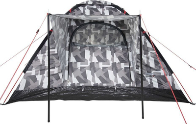 Шатор за кампување High Peak Beaver 3 10322, 3 лица, лесен, сив камуфлаж