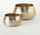 Set fenerësh dekorativ Home24 Lukeria, 2 copë, metal, ngjyrë ari