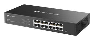Switch rrjeti TP Link Omada, 16 porta Gigabit, menaxhues, kasë çeliku 1U