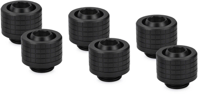 Lidhëse ftohjeje uji Thermal Grizzly DeltaMate ST13, G1/4", set 6 copë, e zezë