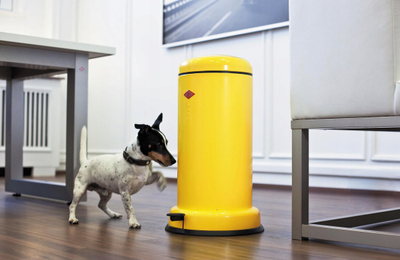 Koshi i plerave Alpha Waste, 13L, me pedale, nickel silver