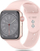 Rrip silikoni Tech-Protect për Apple Watch 42 44 45 49mm, i rregullueshëm, rozë