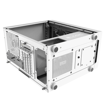 Kuti kompjuteri Logic Atos Mini, ARGB, xham i temperuar, e zezë