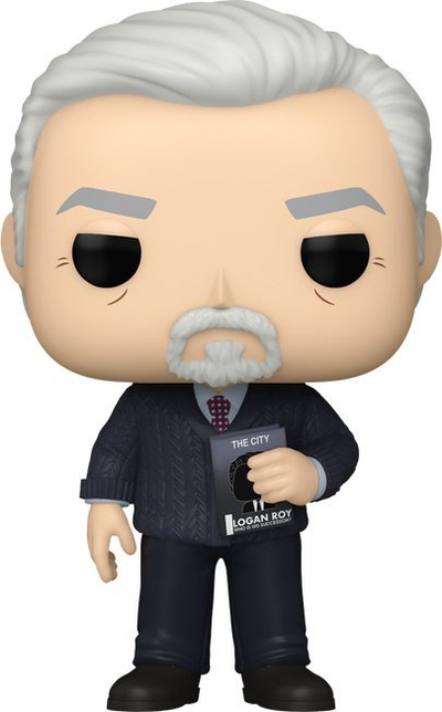 Figurë Funko Pop Succession Logan Roy 1430, vinil për koleksion, me kuti për vitrinë, shumëngjyrëshe