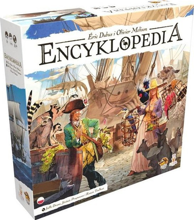 Lojë tavoline Lucky Duck Games Encyclopedia, deri 4 lojtarë, polonisht, shumëngjyrëshe