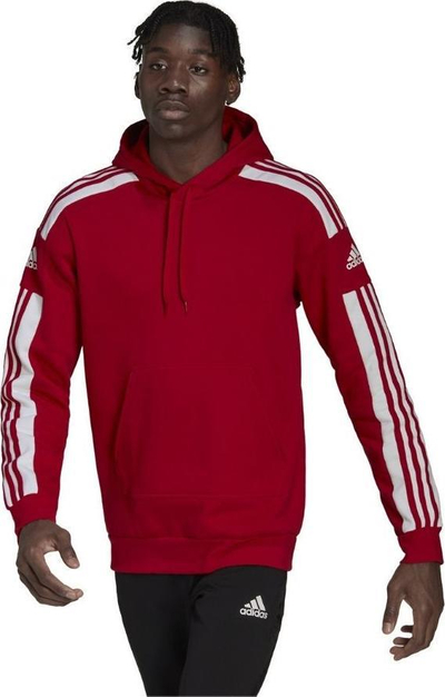 Bluzë me kapuç për burra Adidas Squadra 21 Hoody M HC6282, AEROREADY, e kuqe
