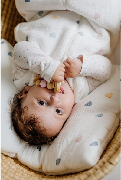 Thes gjumi Pulp Bamboo për bebe, 1.75 TOG, 80 cm, i bardhë