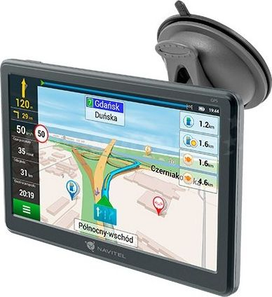 Navigim GPS NAVITEL E707 Magnetic, 7", ekran me prekje, gri