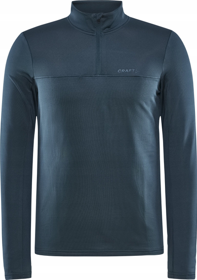 Bluze sportive për burra Craft Core Gain Midlayer M, me zinxhir të shkurtër, përmasa L, blu e errët