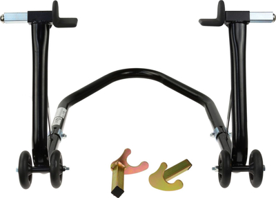 Stendë motori Geko Motorcycle Stand, mban deri 340 kg, metal, e zezë